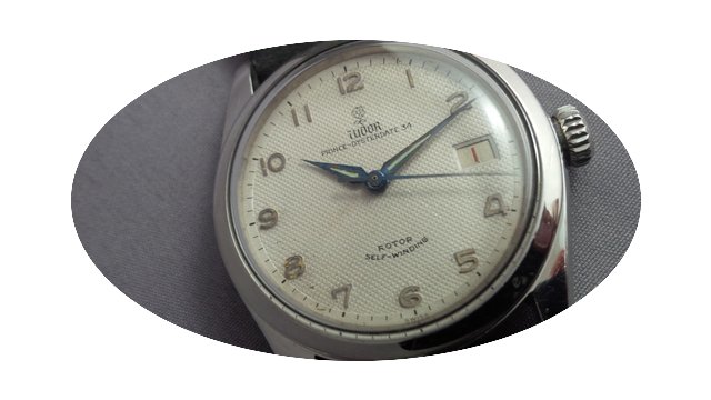 Tudor Prince-Oyster Date 34 Honeycomb di...