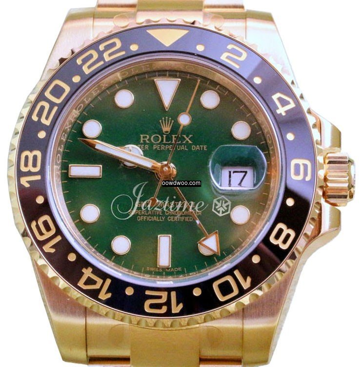 Rolex GMT-Master II 116718 LN 40mm Green...
