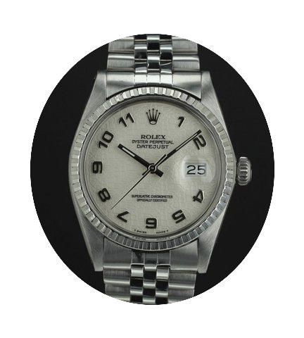 Rolex Datejust 16030 ivory dial quickset...