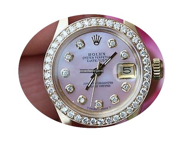 Rolex Ladies 18k Yellow Gold President H...