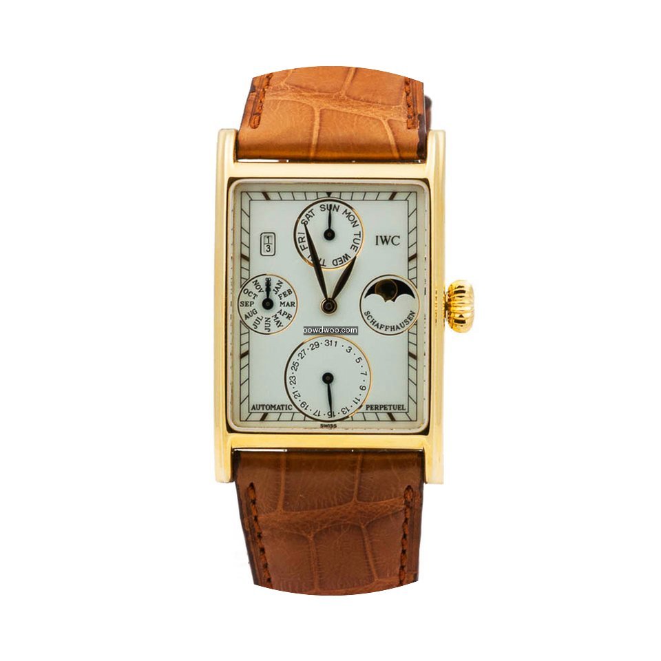 IWC Novecento Automatik 750 Gelbgold Led...