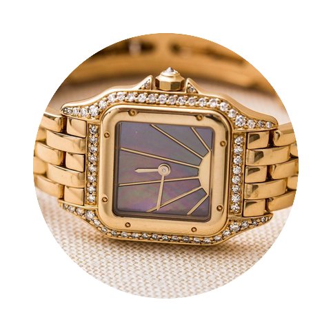 Cartier Panthere 18k Gold Vintage Watch...