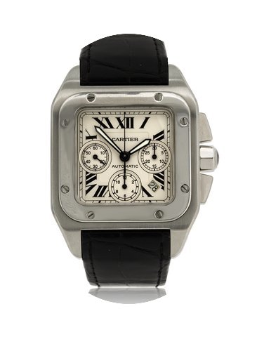 Cartier Mens Santos 100 XL Chronograph o...