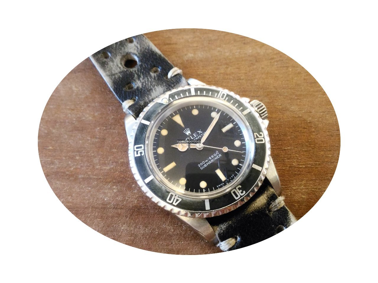 Rolex Vintage Submariner 5513 Meter Firs...