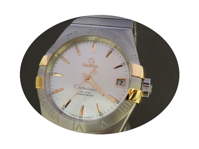 Omega Constellation Men Steel/gold...