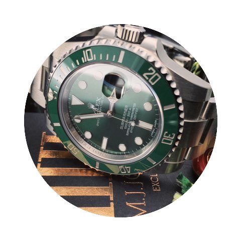 Rolex Submariner Steel Green Hulk...