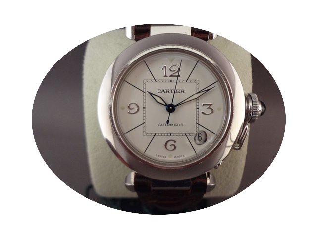 Cartier Pasha / 18K White gold 36 mm...