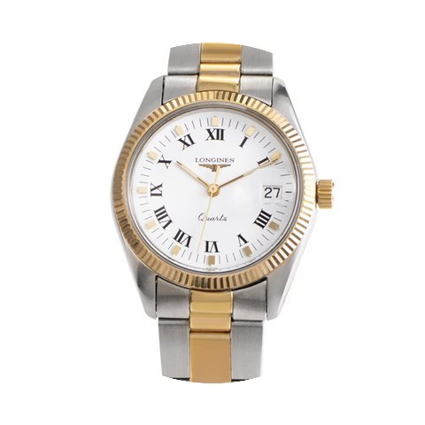 Longines Ladies Stainless Steel And 18K ...