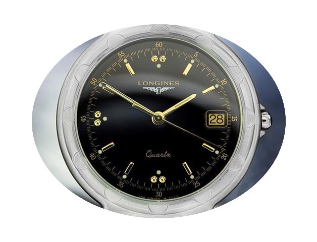 Longines Conquest Mens Swiss Made Stainl...