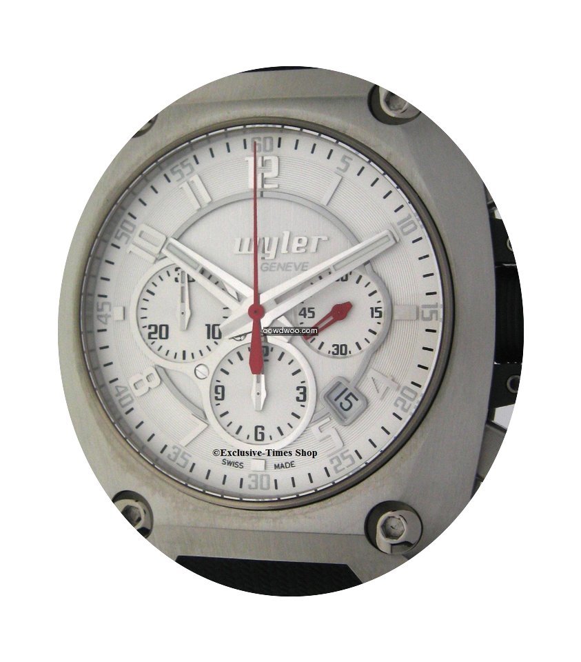 Wyler Code-R Chrono in Silver Dial...