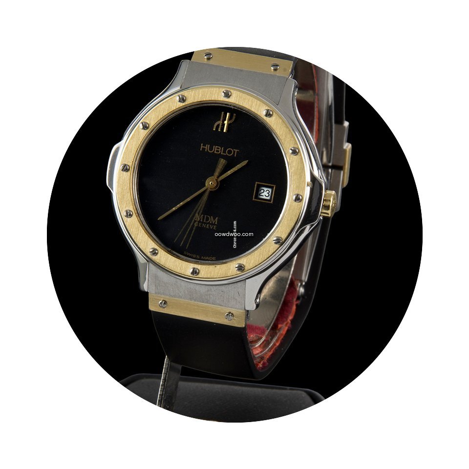 Hublot Classic Steel and Gold Quartz Lad...