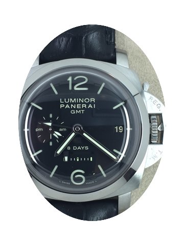 Panerai Luminor 1950 8 Days GMT Acciaio ...