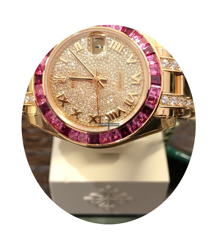 Rolex Datejust Pearlmaster Pink Sapphire...