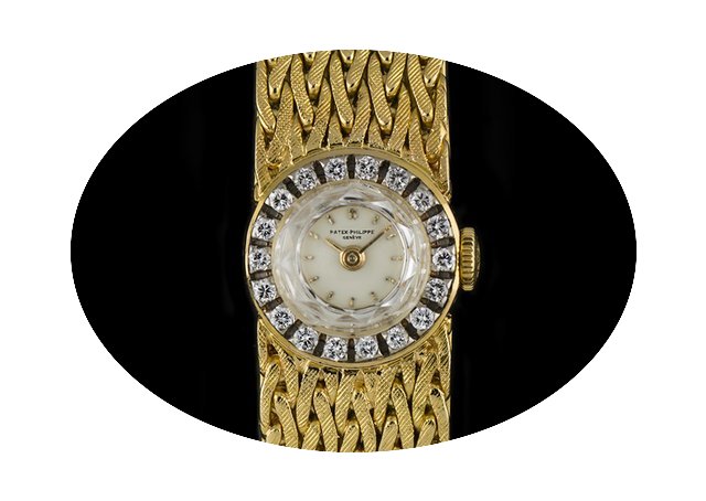Patek Philippe 18k Yellow Gold Diamond B...