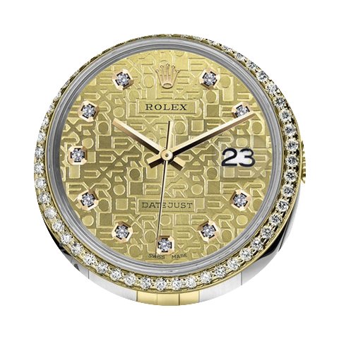 Rolex Men`s Rolex 36mm Datejust 2 Tonedi...