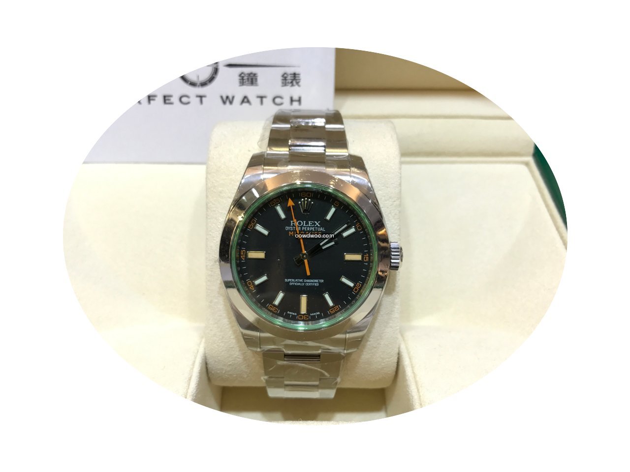 Rolex 116400GV  Milgauss Black Dial 40m...
