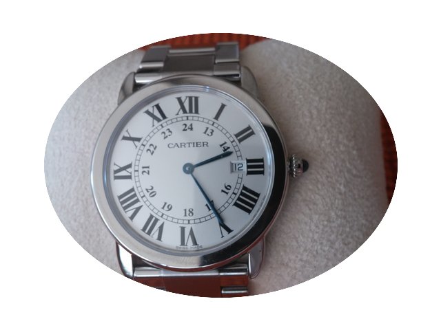 Cartier RONDE SOLO GM CUARZO ACERO...