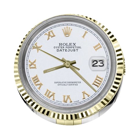 Rolex Men`s Rolex 36mm Datejust2tone Whi...