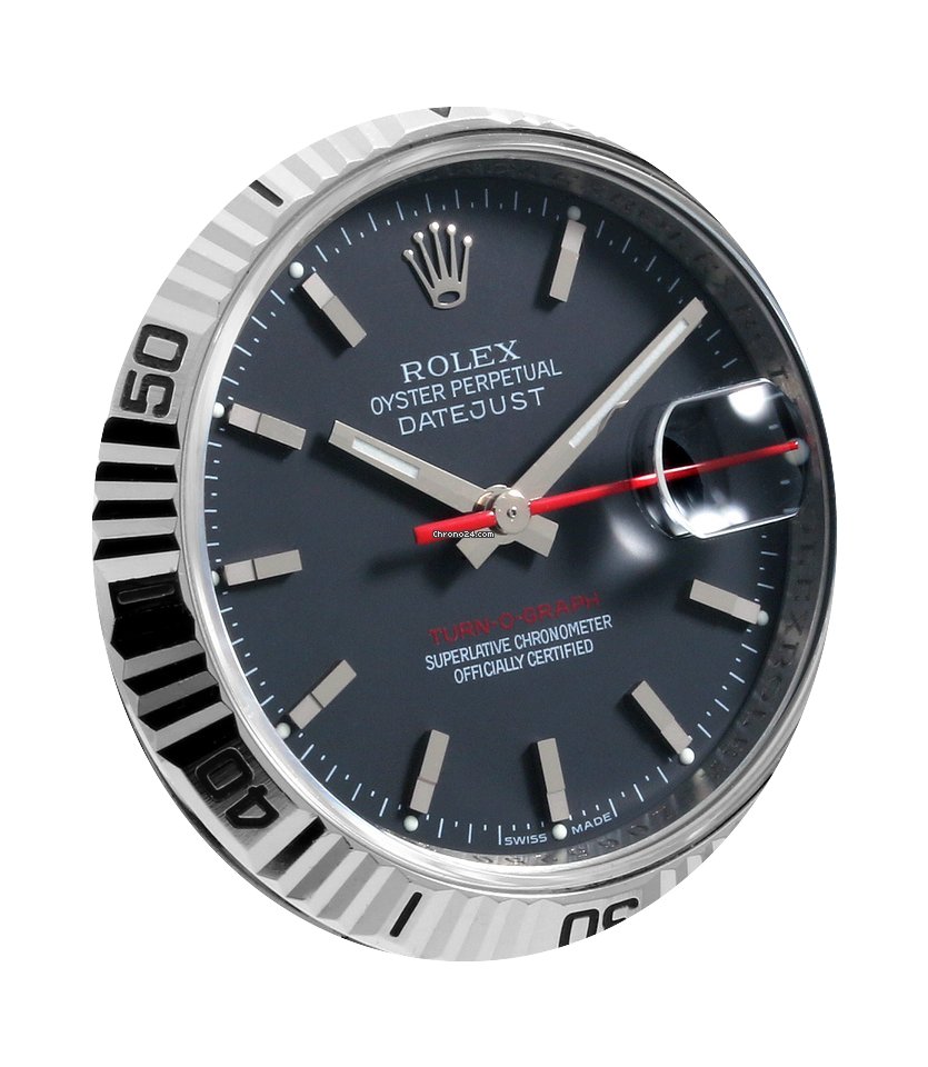 Rolex Mens SS 36mm Turn-O-Graph Datejust...