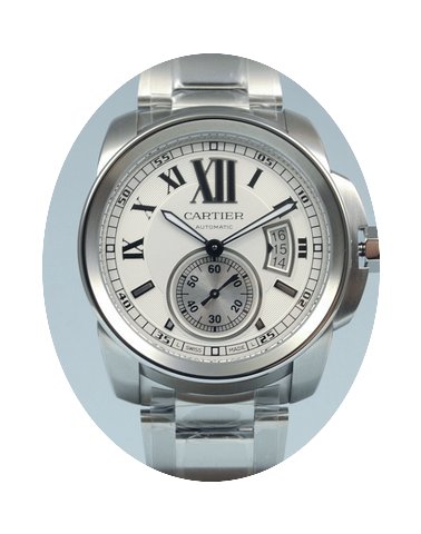 Cartier Calibre de Cartier Stahl weiß -...