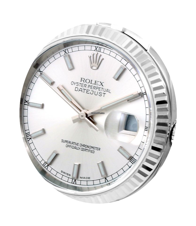 Rolex Rolex 36mm SS Datejust Silver Dial...