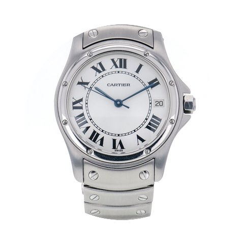 Cartier Santos Ronde Stainless Steel Aut...