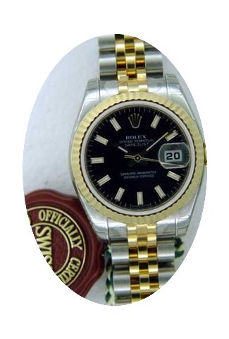 Rolex Ladies Datejust 2-Tone Watch 17917...