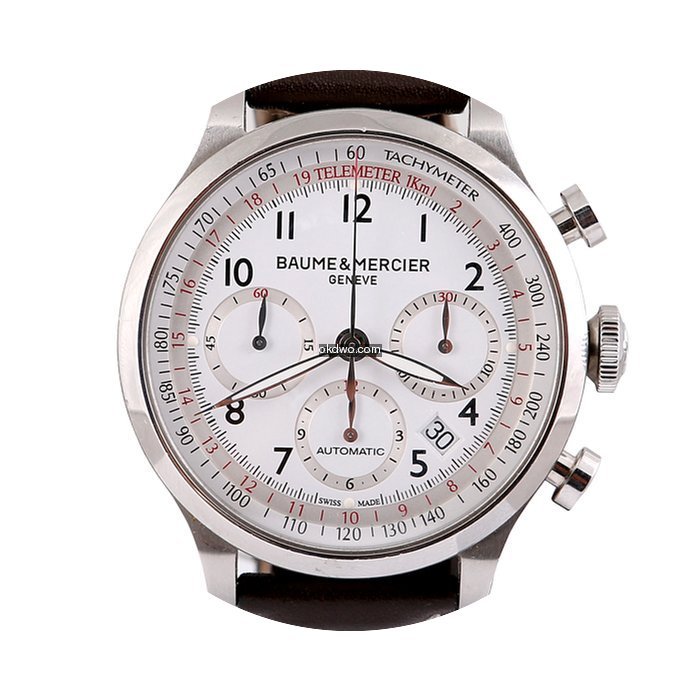 Baume & Mercier Capeland White Dial Chro...