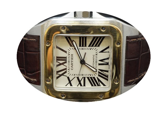 Cartier 2006 Santos 100XL, Steel & G...