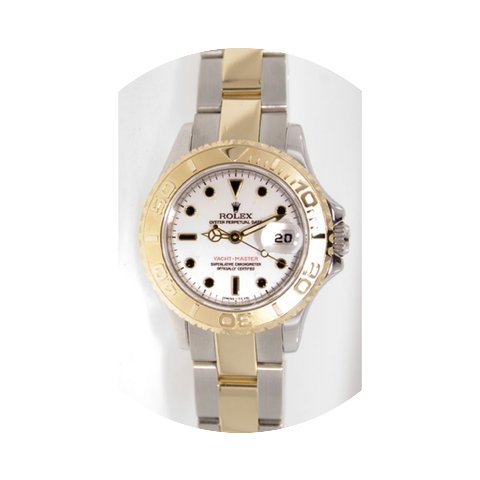 Rolex Yachtmaster Model 69623 Ladies Sta...