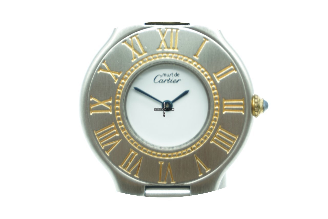 Cartier Must de 21 Steel 18K Gold Bullet...