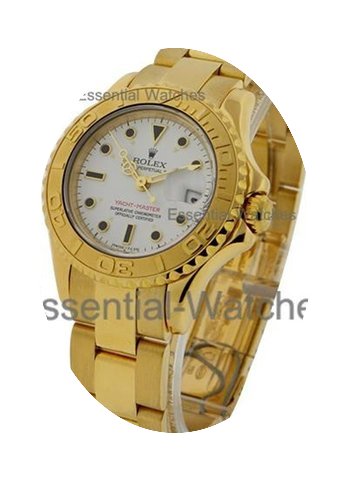 Rolex Used Yacht Master Ladys Yellow Gol...