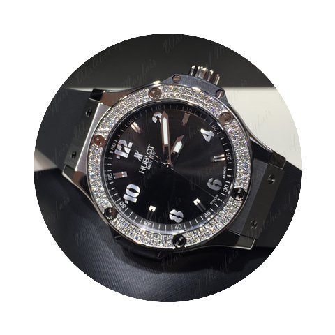 Hublot Big Bang 38mm Quartz Steel Diamon...
