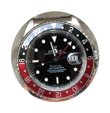 Rolex Gmt 2 due full set tiffany dial ma...