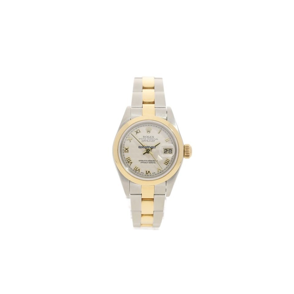 Rolex Datejust 79163 - Cream Pyramid Dia...