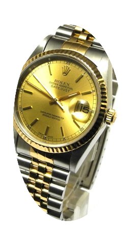 Rolex Datejust Stahl 18kt Gg Ref 16233 W...