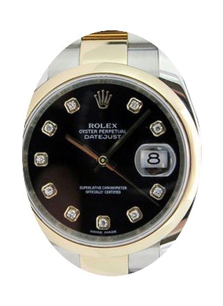 Rolex Datejust 36 116203-BLKDDO Black Di...