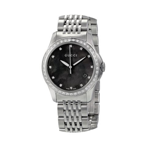 Gucci 126 G-Timeless Black Mother of Pea...