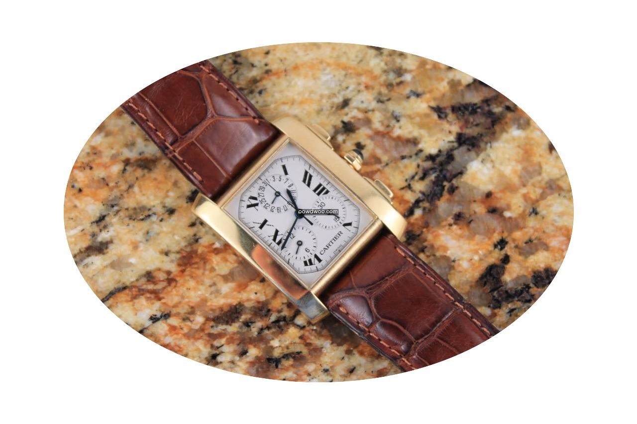 Cartier Tank Française Chronoflex Chron...