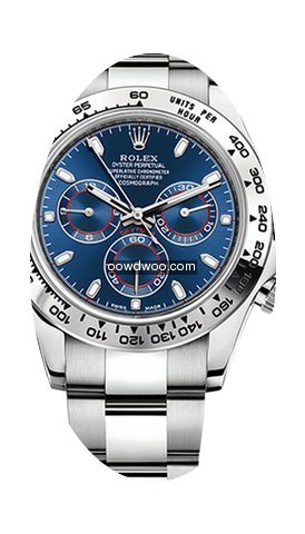 Rolex Daytona White Gold Blue Dial...