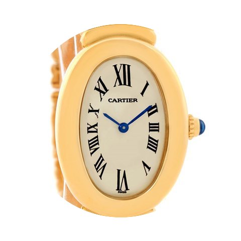 Cartier Baignoire 18k Yellow Gold Ladies...