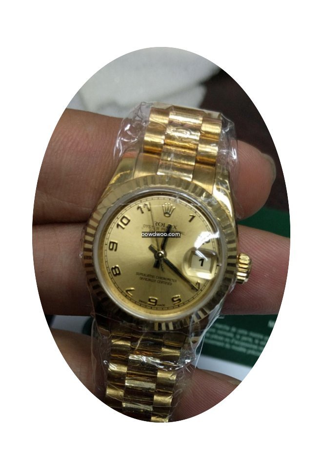 Rolex Lady Datejust 179178 Champagne Ara...