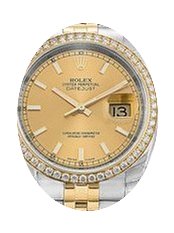 Rolex Datejust 36 116243-GLDSDJ Champagn...