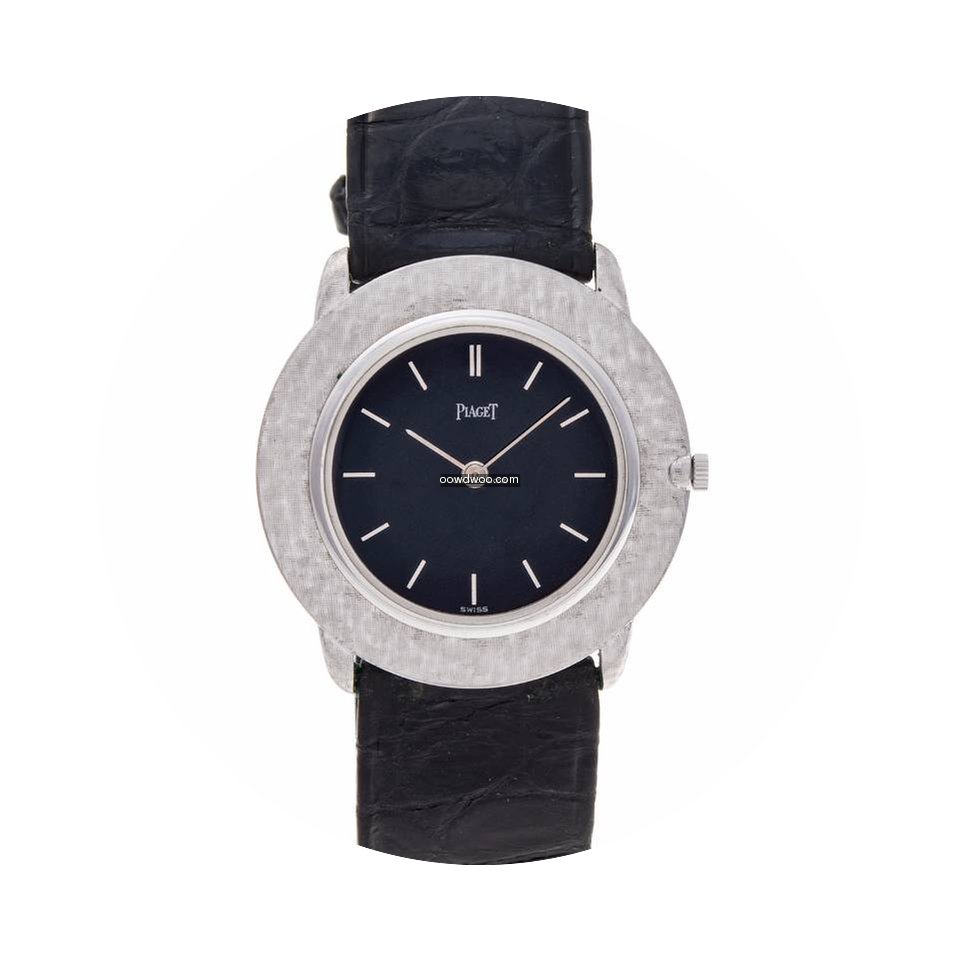 Piaget 18K white gold wristwatch...