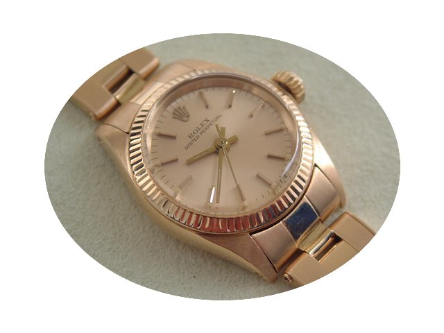 Rolex Lady Oyster 18 Karat Gelbgold Oyst...