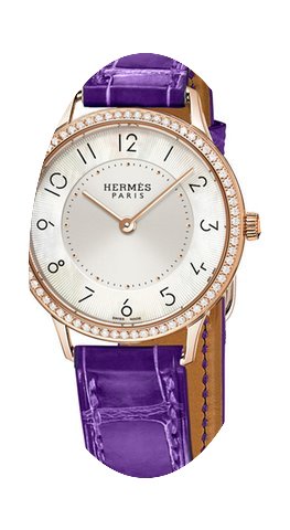 Hermès Slim d'Hermes MM Quartz 32mm Lad...