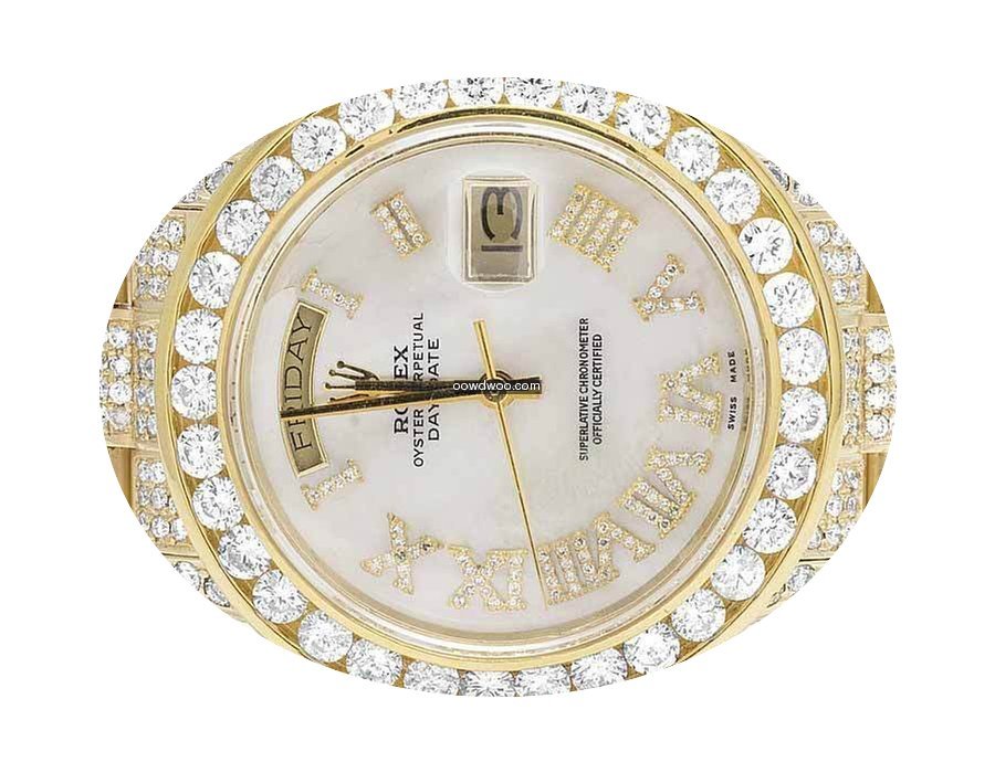 Rolex 18K Mens Yellow Gold Rolex Preside...