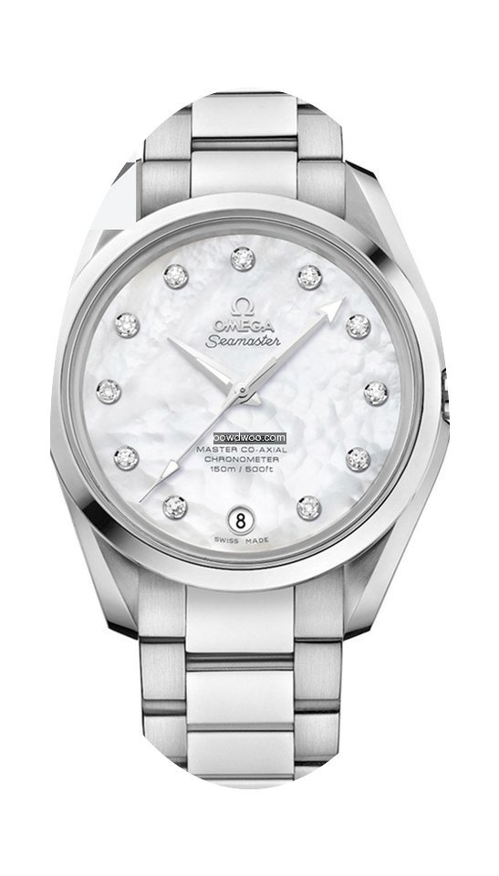 Omega Seamaster 38.5 St/st Mop White - 2...
