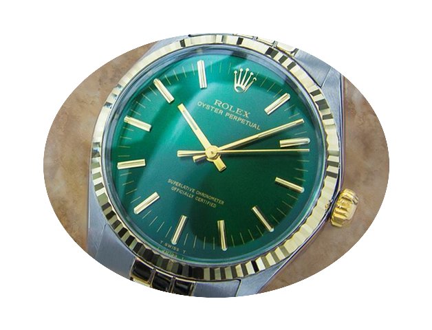 Rolex 1005 Solid Gold And Ss Automatic S...