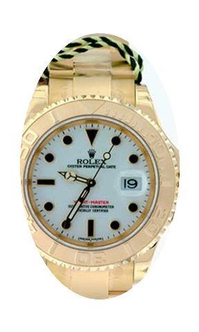 Rolex Mens Yachtmaster Yellow Gold Watch...